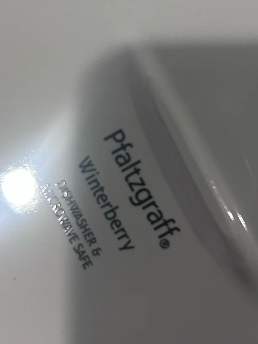 PFALTZGRAFF  ONE WINTERBERRY  11” SERVING PLATTER BLESS THIS HOUSE NIB